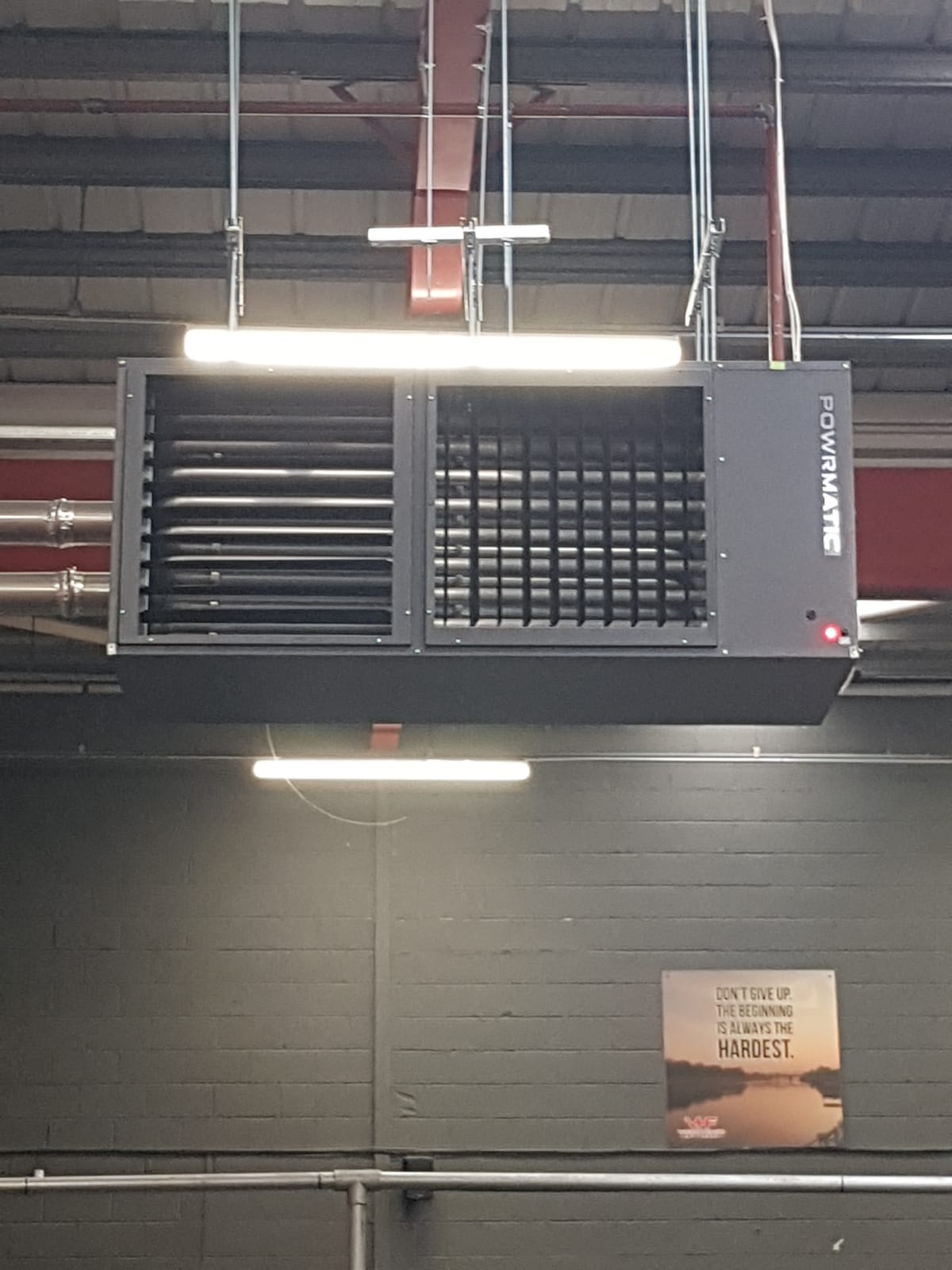 POWRMATIC 90Kw suspended space heater